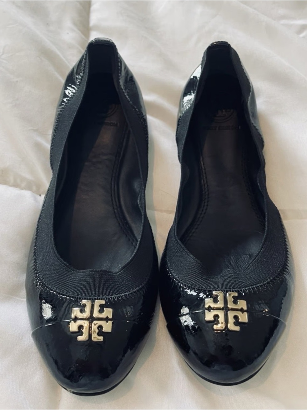 Tory Burch  Black Jolie Ballet Shors Size 6